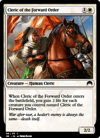 Cleric of the Forward Order