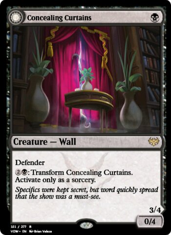 Concealing Curtains