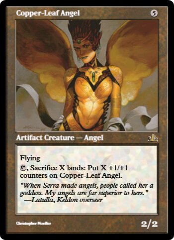 Copper-Leaf Angel