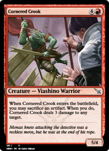 Cornered Crook