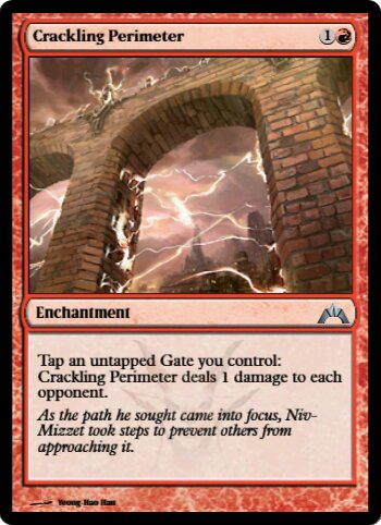 Crackling Perimeter
