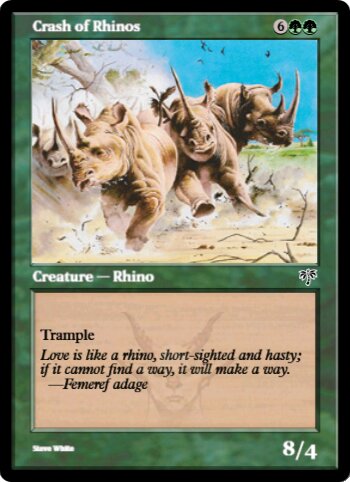 Crash of Rhinos