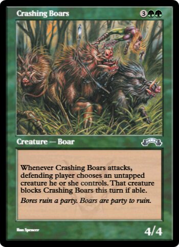Crashing Boars