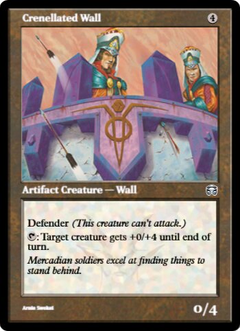 Crenellated Wall