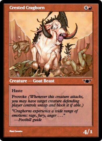 Crested Craghorn