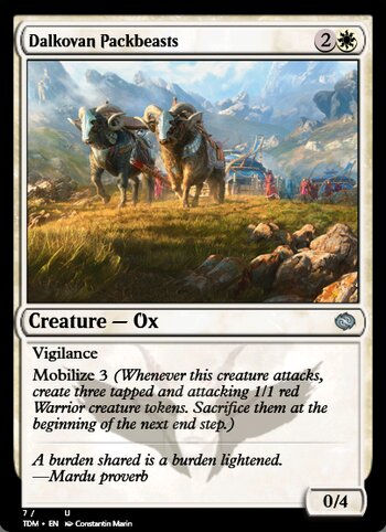 Dalkovan Packbeasts