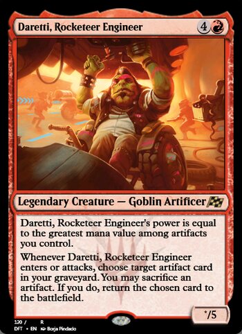 Daretti, Rocketeer Engineer