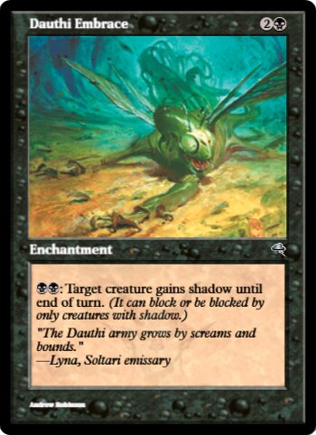 Magic: The Gathering - Dauthi Embrace (Abbraccio Dei Dauthi) - Set Tempest, Carta Non Comune