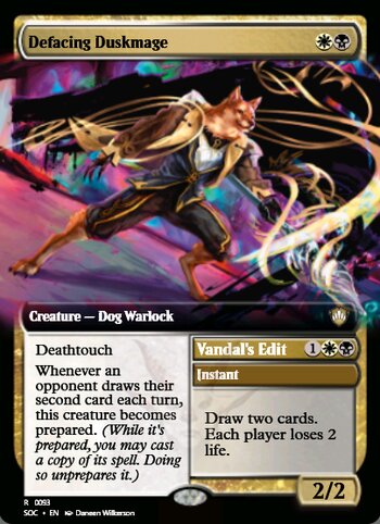 Defacing Duskmage