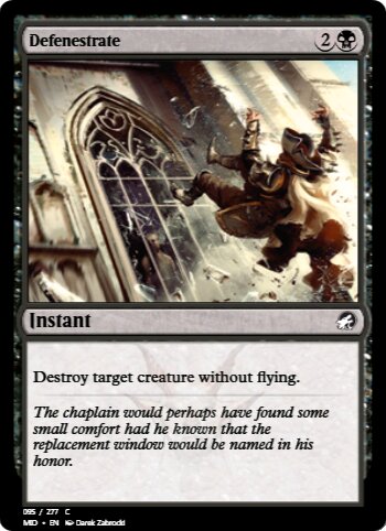 Defenestrate