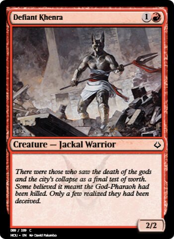Defiant Khenra