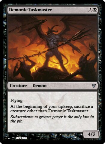 Demonic Taskmaster