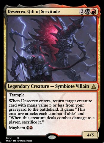 Desecrex, Gift of Servitude