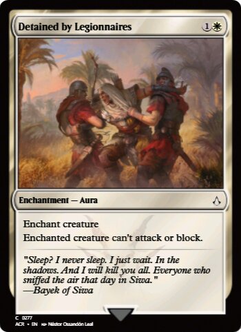 Detained by Legionnaires