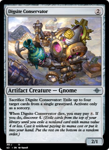Digsite Conservator