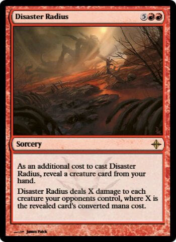Disaster Radius