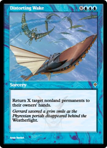 Distorting Wake