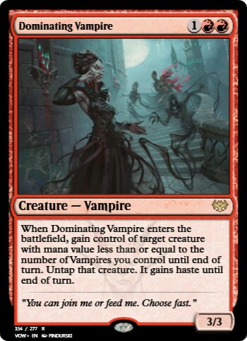Dominating Vampire