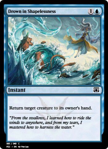 Drown in Shapelessness