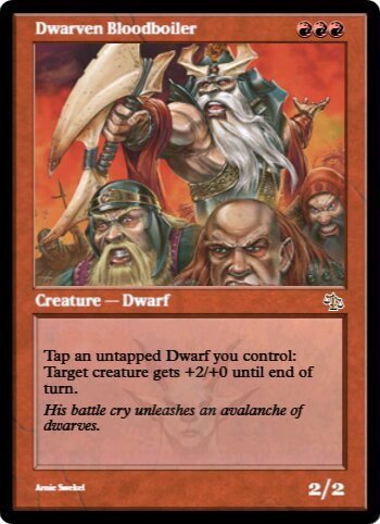 Magic: The Gathering - Istigatore Nanesco (Dwarven Bloodboiler) – Rara Da Judgment