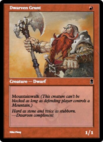 Dwarven Grunt