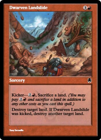 Dwarven Landslide