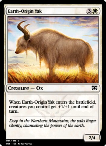 Earth-Origin Yak