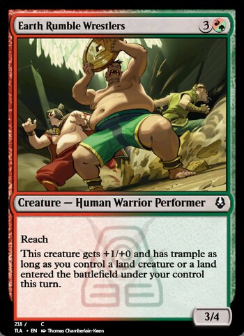 Earth Rumble Wrestlers
