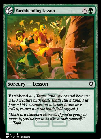 Earthbending Lesson