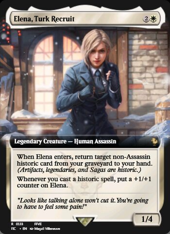 Elena, Turk Recruit