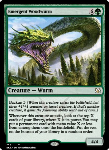 Emergent Woodwurm