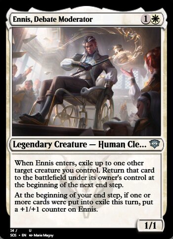 Ennis, Debate Moderator