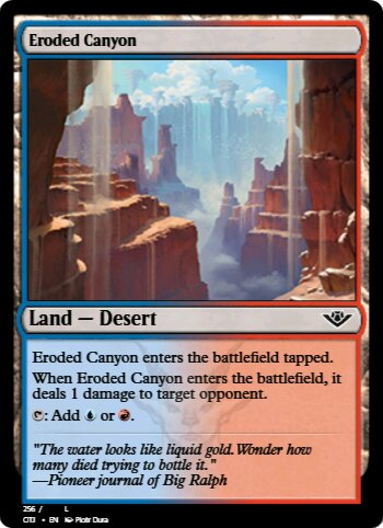 Eroded Canyon