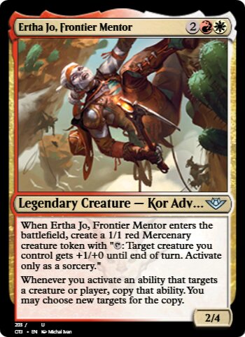 Ertha Jo, Frontier Mentor
