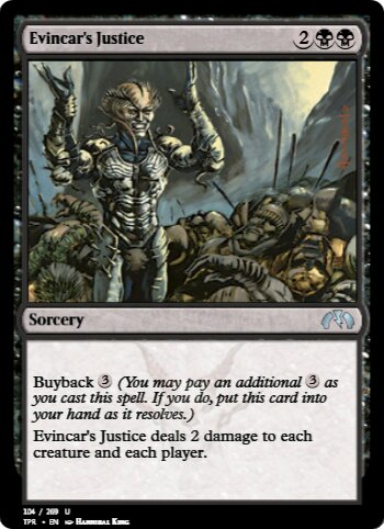 Evincar's Justice