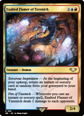 Exalted Flamer of Tzeentch