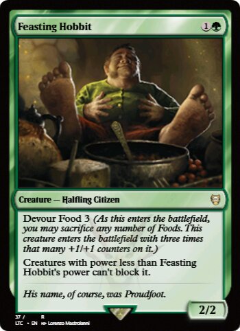 Feasting Hobbit