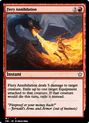 Fiery Annihilation