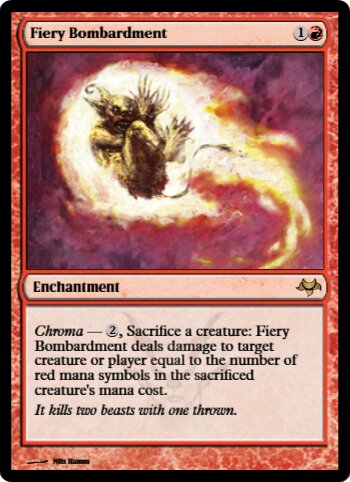 Fiery Bombardment