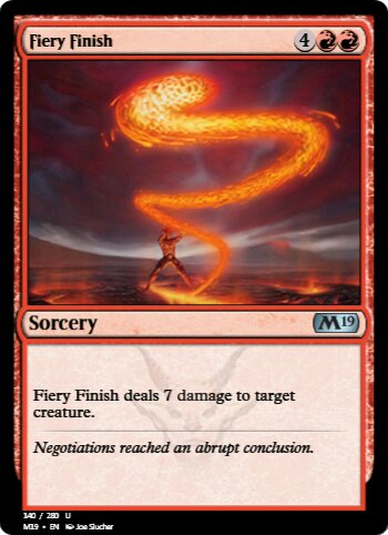 Fiery Finish