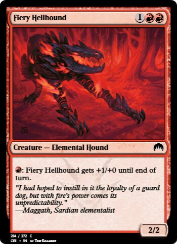 Fiery Hellhound