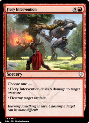 Fiery Intervention