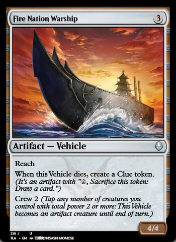 Fire Nation Warship