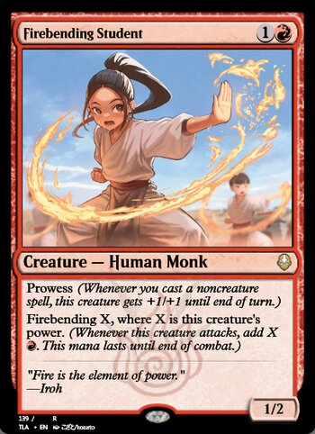 Firebending Student