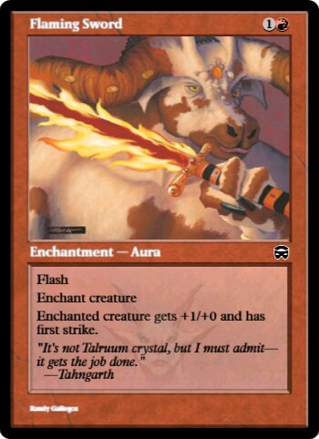 Flaming Sword