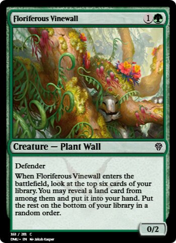 Floriferous Vinewall