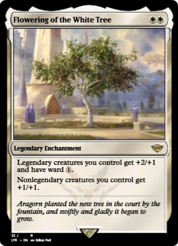Flowering of the White Tree
