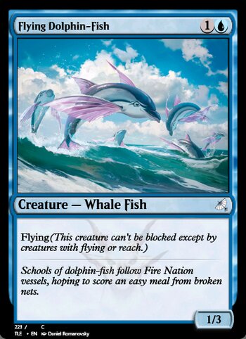 Flying Dolphin-Fish