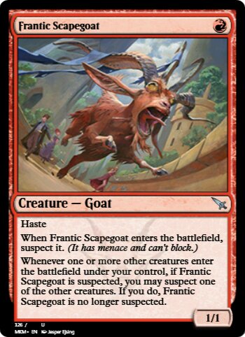 Frantic Scapegoat