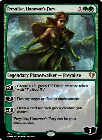 Freyalise, Llanowar's Fury